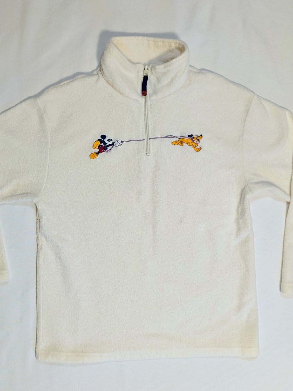 Vintage Disney Mickey Unlimited Fleece Pullover | Mickey & Pluto | Med